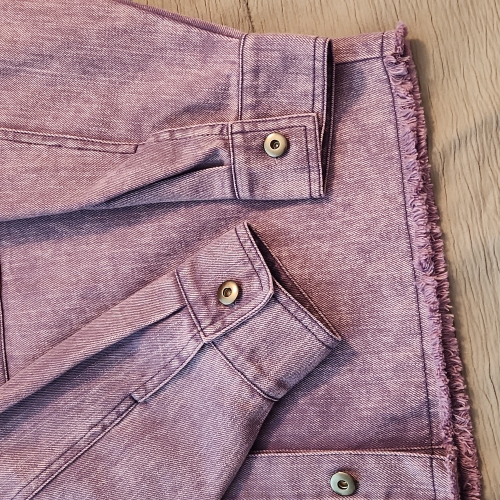 ENTRO Denim Utility Shacket Jacket - Picture 11 of 13